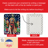 Golden Retriever Christmas Porcelain Ornament DAC3479 product image at NuMercy 3