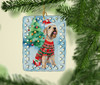 Wheaten Terrier Christmas Porcelain Ornament DAC3661 product image at NuMercy 2