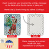 Wheaten Terrier Christmas Porcelain Ornament DAC3661 product image at NuMercy 3