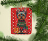 Yorkshire Terrier Holiday Christmas Porcelain Ornament DAC3177 product image at NuMercy 2
