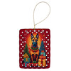 Belgian Malinois Holiday Christmas Porcelain Ornament product image at NuMercy