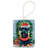 Kerry Blue Terrier Christmas Porcelain Ornament DAC3493 product image at NuMercy