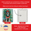 Bluetick Coonhound Christmas Porcelain Ornament product image at NuMercy 3