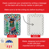 Miniature Pinscher Christmas Porcelain Ornament DAC3525 product image at NuMercy 3