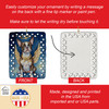 Boston Terrier My Angel Porcelain Christmas Ornament DAC6957 product image at NuMercy 3