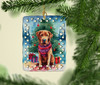 Chesapeake Bay Retriever Christmas Porcelain Ornament DAC3418 product image at NuMercy 2