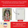 Saint Bernard Christmas Porcelain Ornament DAC3613 product image at NuMercy 3