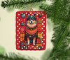 Finnish Lapphund Holiday Christmas Porcelain Ornament product image at NuMercy 2