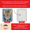 Chow Chow My Angel Porcelain Christmas Ornament product image at NuMercy 3