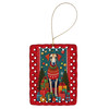 Azawakh Hound Holiday Christmas Porcelain Ornament product image at NuMercy
