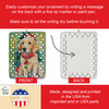 Golden Retriever Christmas Porcelain Ornament DAC3477 product image at NuMercy 3