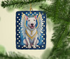 Bull Terrier My Angel Porcelain Christmas Ornament product image at NuMercy 2