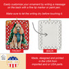 Poodle Christmas Porcelain Ornament DAC3565 product image at NuMercy 3