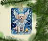 Poodle My Angel Porcelain Christmas Ornament product image at NuMercy 2