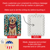 Golden Retriever Christmas Porcelain Ornament DAC3476 product image at NuMercy 3