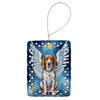 American English Coonhound My Angel Porcelain Christmas Ornament product image at NuMercy