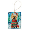 Yorkshire Terrier Yorkie Christmas Porcelain Ornament DAC3702 product image at NuMercy