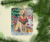 Yellow Labrador Retriever Christmas Porcelain Ornament DAC3507 product image at NuMercy 2