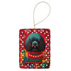 Poodle Holiday Christmas Porcelain Ornament DAC3141 product image at NuMercy