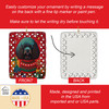 Poodle Holiday Christmas Porcelain Ornament DAC3141 product image at NuMercy 3
