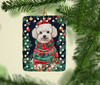 Poodle Christmas Porcelain Ornament DAC3580 product image at NuMercy 2