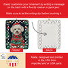 Poodle Christmas Porcelain Ornament DAC3580 product image at NuMercy 3