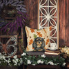 Black and Tan English Toy Spaniel Heirloom Fall Throw Pillow 14" x 14" product image at NuMercy 7
