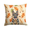 German Shepherd Heirloom Fall Throw Pillow 14" x 14" product image at NuMercy