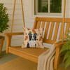 Blue Merle Border Collie Heirloom Fall Throw Pillow 14" x 14" product image at NuMercy 3