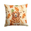 Reddish Brown Great Pyrenees Heirloom Fall Throw Pillow 14" x 14" product image at NuMercy