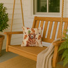 Reddish Brown Great Pyrenees Heirloom Fall Throw Pillow 14" x 14" product image at NuMercy 3