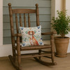 Red Saluki Coastal Sea Glass Throw Pillow 14" x 14" product image at NuMercy 4