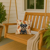 Black and Tan Brussels Griffon Heirloom Fall Throw Pillow 14" x 14" product image at NuMercy 3