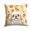 Cream Pekingese Heirloom Fall Throw Pillow 14" x 14" product image at NuMercy