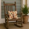 Red Doberman Pinscher Heirloom Fall Throw Pillow 14" x 14" product image at NuMercy 4