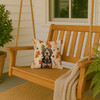 Black and Tan Otterhound Heirloom Fall Throw Pillow 14" x 14" product image at NuMercy 3