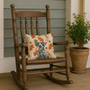 Steel Gray Wirehaired Pointing Griffon Heirloom Fall Throw Pillow 14" x 14" product image at NuMercy 4