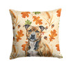 Brindle Staffordshire Bull Terrier Heirloom Fall Throw Pillow 14" x 14" product image at NuMercy