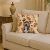 Brindle Staffordshire Bull Terrier Heirloom Fall Throw Pillow 14" x 14" product image at NuMercy 2