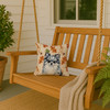 Blue Merle Pomeranian Heirloom Fall Throw Pillow 14" x 14" product image at NuMercy 3