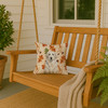 White Great Pyrenees Heirloom Fall Throw Pillow 14" x 14" product image at NuMercy 3