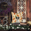 Black and White Pointer Heirloom Fall Throw Pillow 14" x 14" product image at NuMercy 7