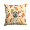 Bullmastiff Heirloom Fall Throw Pillow 14" x 14" product image at NuMercy