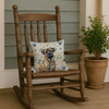 Brindle Mastiff Coastal Sea Glass Throw Pillow 14" x 14" product image at NuMercy 4