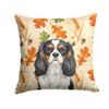 Tricolor Cavalier Spaniel Heirloom Fall Throw Pillow 14" x 14" product image at NuMercy