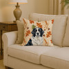 Landseer Newfoundland Heirloom Fall Throw Pillow 14" x 14" product image at NuMercy 2