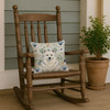 American Eskimo Coastal Sea Glass Throw Pillow 14" x 14" product image at NuMercy 4