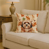 Sable Havanese Heirloom Fall Throw Pillow 14" x 14" product image at NuMercy 2
