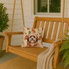 Sable Havanese Heirloom Fall Throw Pillow 14" x 14" product image at NuMercy 3