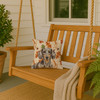 Dapple Dachshund Heirloom Fall Throw Pillow 14" x 14" product image at NuMercy 3